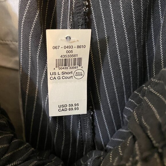 NWT Aerie Stripe Dress Trouser - Large Short - Picture 6 of 6